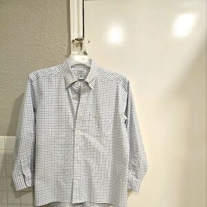 L.L Bean Men's Button Down Collared Wrinkle Resistant Shirt 16-32 EUC
